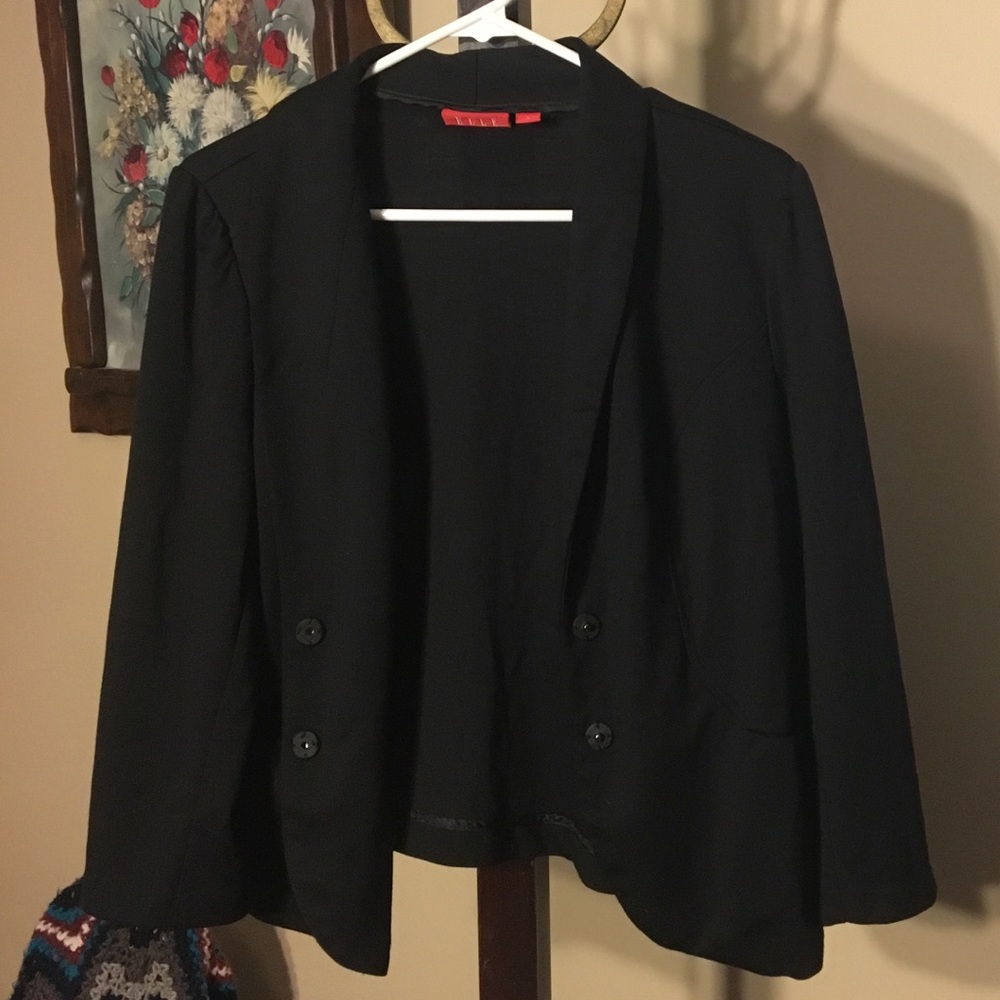Elle soft black blazer